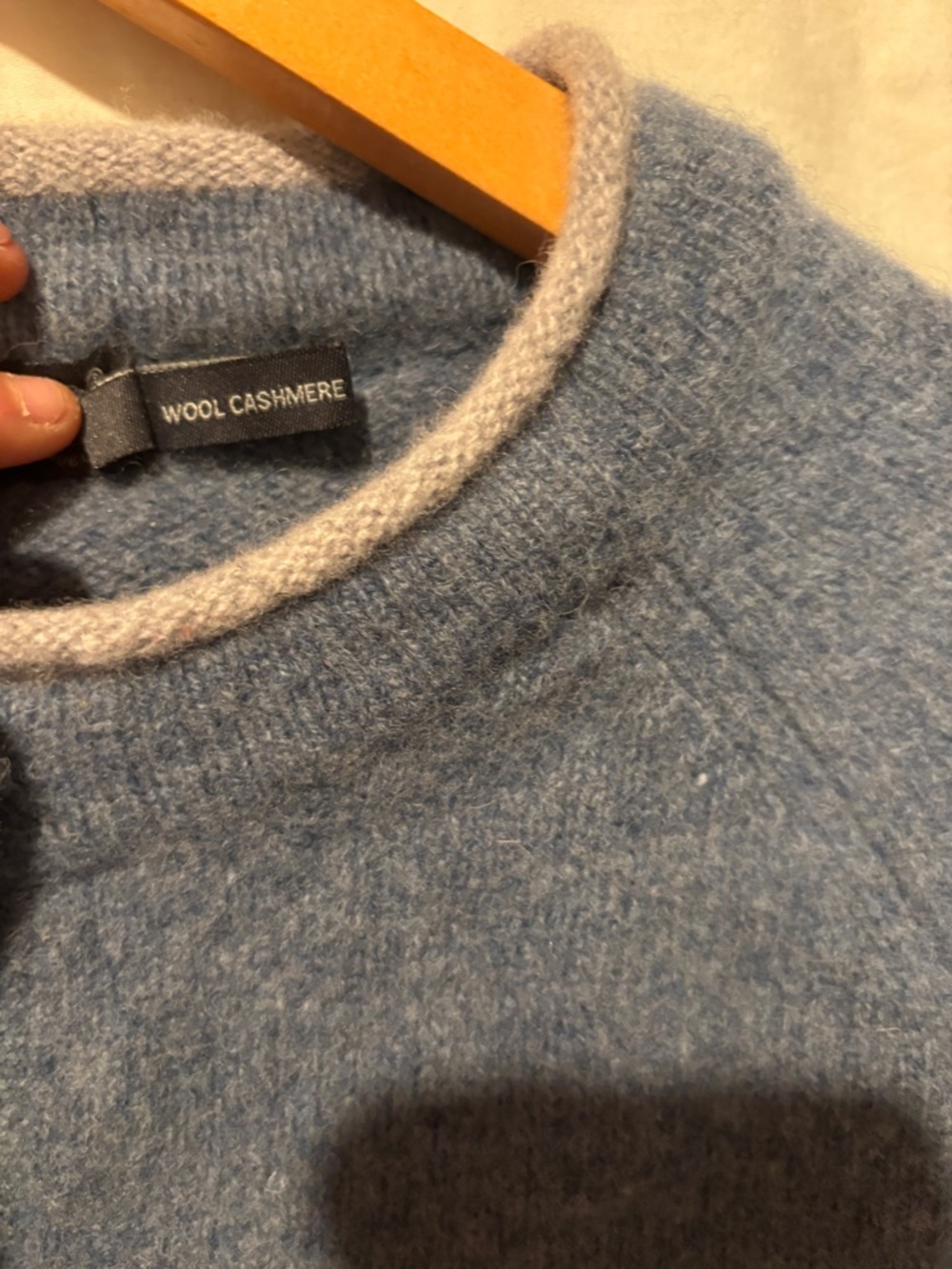 Wool Cashmere button down cardigan- made in Ireland - Picture 4 of 8